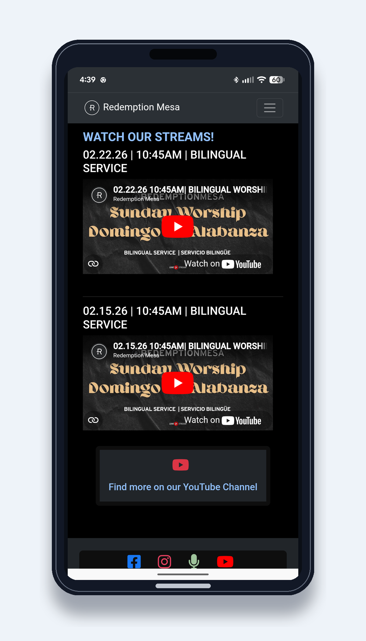 Redemption mobile app mockup 3